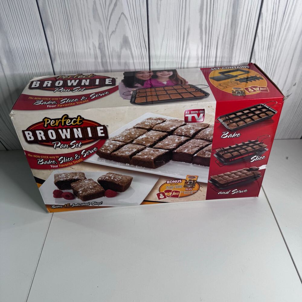 Perfect Brownie Non-Stick Pan Set As Seen On TV